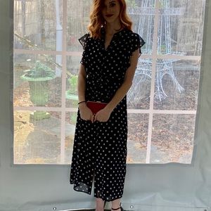 Black and white Polka Dot Dress